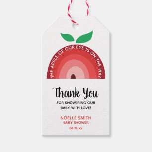 Thank You! Apple of our Eye, Apple Rainbow Gift Tags
