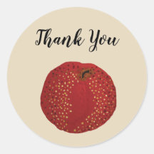 Thank You Apple Teacher Party Stickers