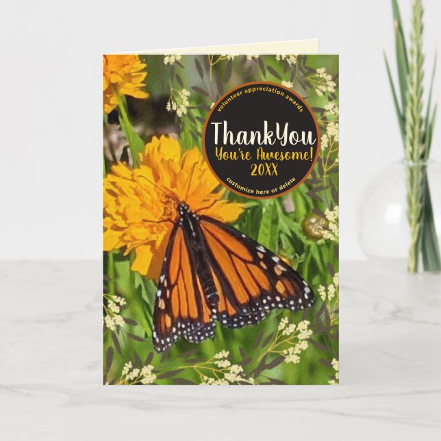 Thank You Appreciation Acknowledgement Awards Card (Front)