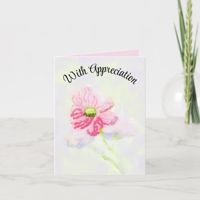 Thank You : Appreciation Card (Front)