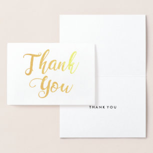 Thank You Appreciation Foil Card