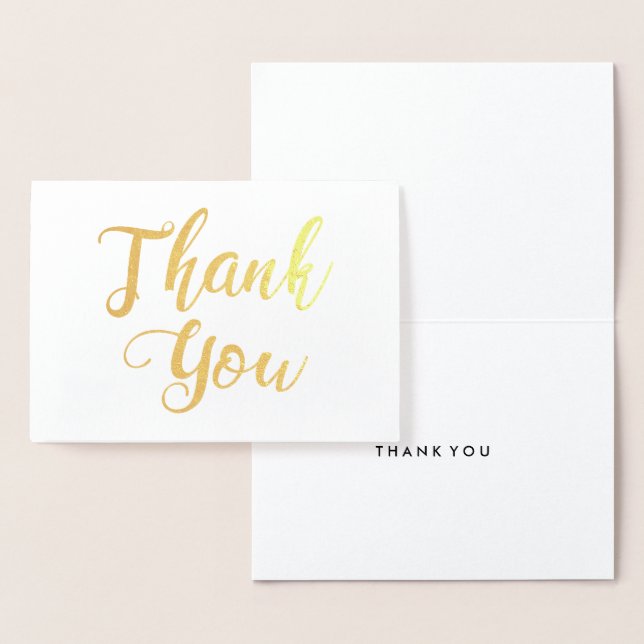 Thank You Appreciation Foil Card (Display)