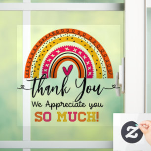  Thank you appreciation sign customers