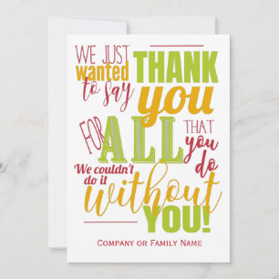 Thank You Appreciation Thanks Message