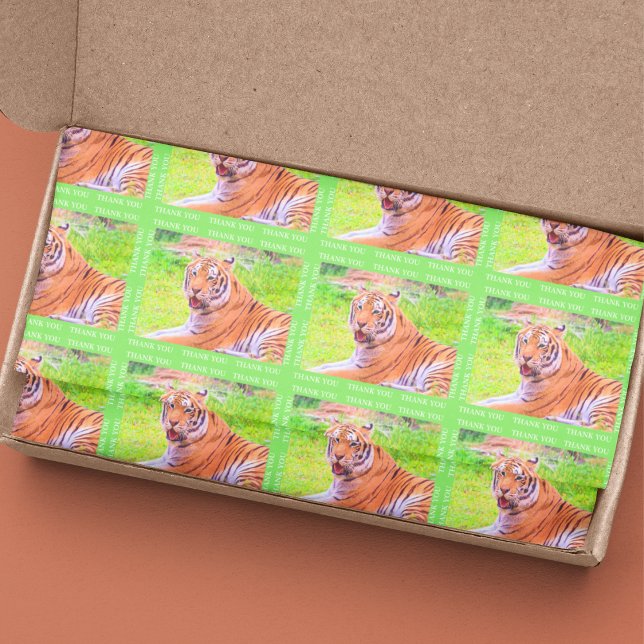 Thank You Asian Tiger Tissue Paper (Creator Uploaded)