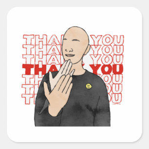 Thank You ASL Sticker
