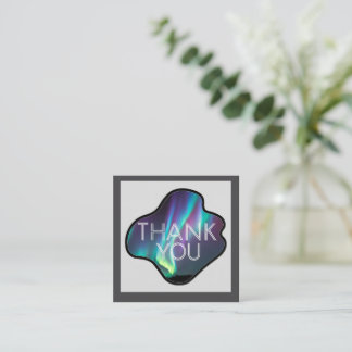 Thank You, Aurora Borealis  Enclosure Card