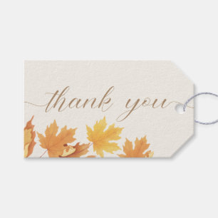 Thank You– Autumn Fall Baby Shower   Gift Tags