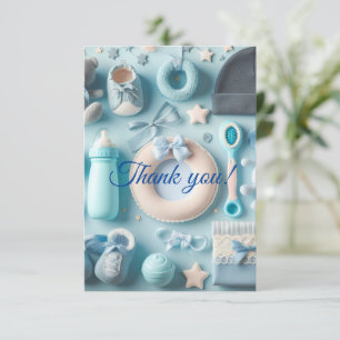 Thank You Baby Boy Cards