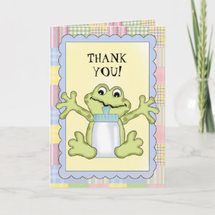 Thank You Baby Frog Greeting card