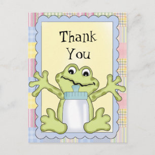 Thank You Baby Frog Postcard