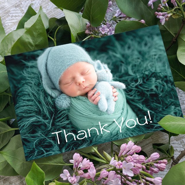 Thank You Baby Gift Modern Newborn Baby Shower (Creator Uploaded)