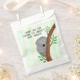 Thank You Baby Shower Favour Sleepy Koala Bear  Favour Bags