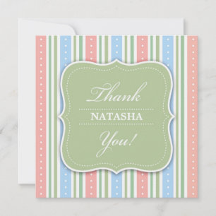 Thank You Baby Shower Flat Card