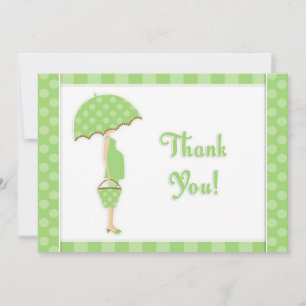 Thank You Baby Shower Flat Card