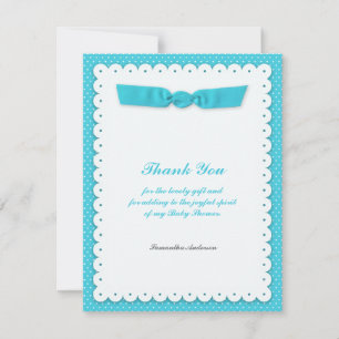Thank You Baby Shower Flat Card