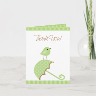 Thank You Baby Shower Folded Card