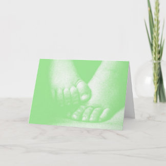 Thank You Baby Shower - Green Card