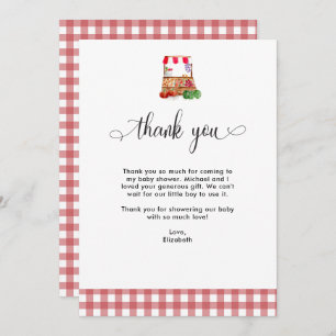 Thank you Baby Shower Locally Grown Farm Market