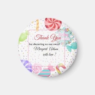 thank you baby shower  magnet