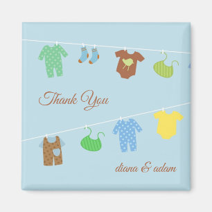 Thank You Baby Shower Magnet