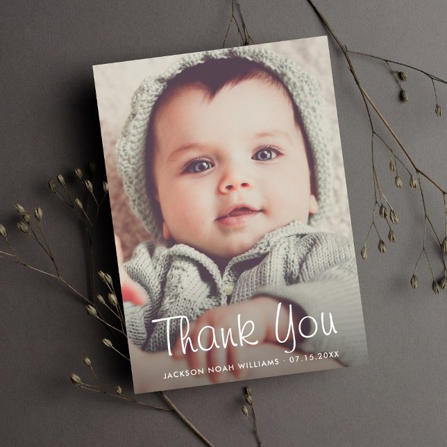 Thank You Baby Shower Personalised Photo Custom (Creator Uploaded)