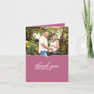 Thank You Baby Shower Photo Card