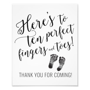Thank You  Baby Shower Sign