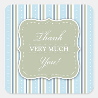 Thank You Baby Shower Sticker