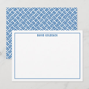 THANK YOU BAR MITZVAH modern simple royal blue