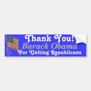 Thank You Barack Obama Bumper Sticker