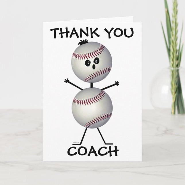 Thank You Baseball Coach (Front)