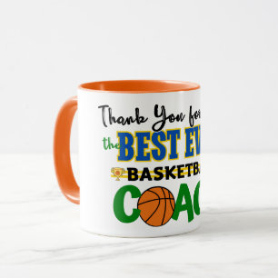 Thank You Basketball Coach Mug