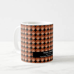 Thank You Basketball Coach Personalised Coffee Mug