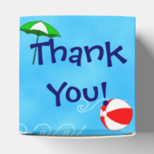 Thank You Beach Ball Pool Umbrella Party Favour Bo Box