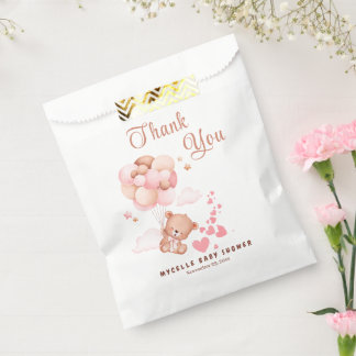 Thank You! Bear and Balloons Favour Bag