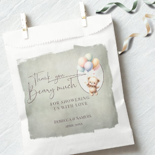 Thank You Beary Much, Bearly Wait Baby Shower Favour Bags