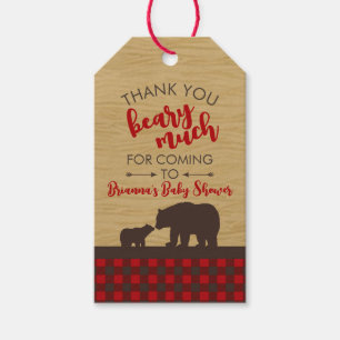 Thank You Beary Much Favour Tags
