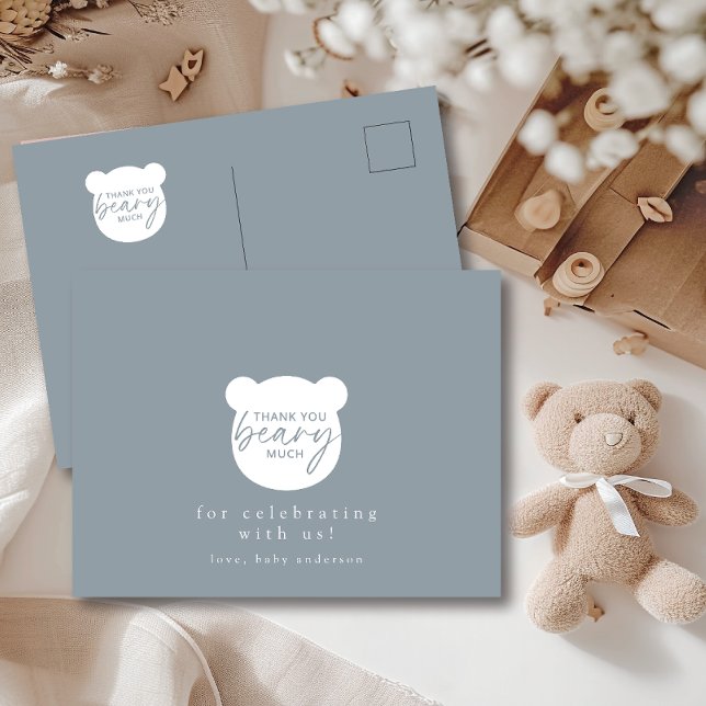 Thank You Beary Much Postcard (Creator Uploaded)