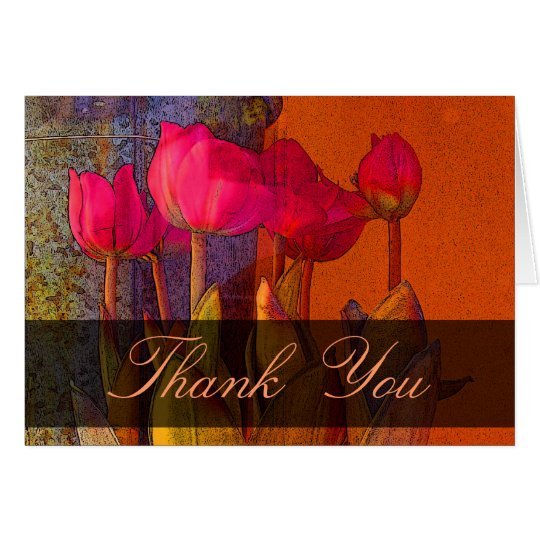 Thank You beautiful tulips Card