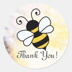 Thank you bee sticker