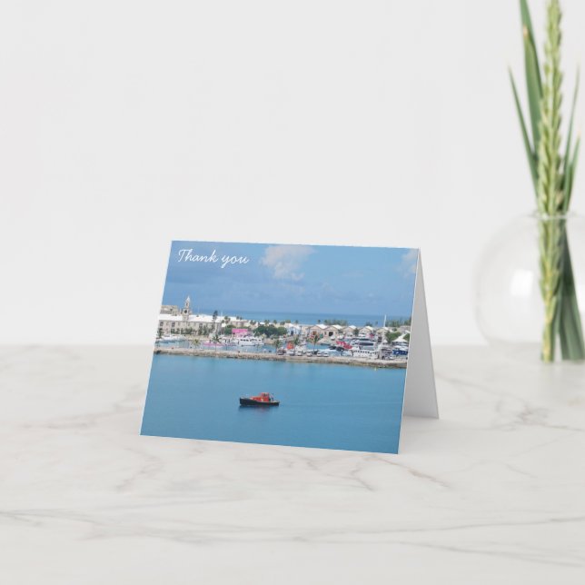 Thank You - Bermuda Card (Front)