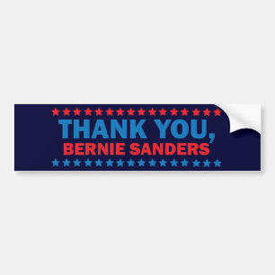Thank you, Bernie Sanders Bumper Sticker