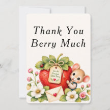 Thank You Berry Much Card