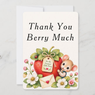 Thank You Berry Much Card