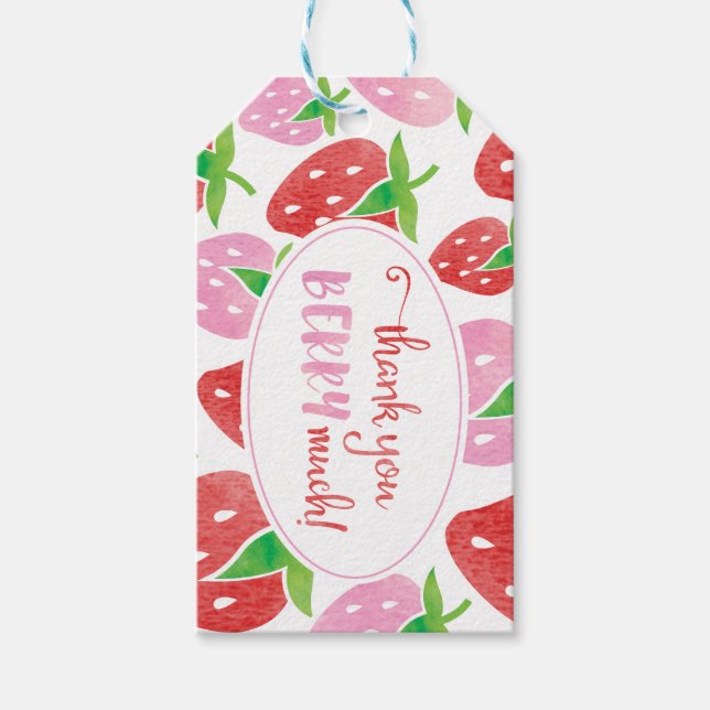 Thank you BERRY much Favour Tag (Front)