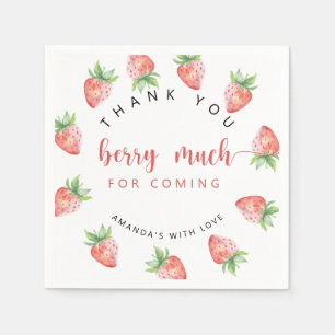 Thank you berry much napkin