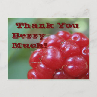 Thank You Berry Much! - Say it With a Very Postcard