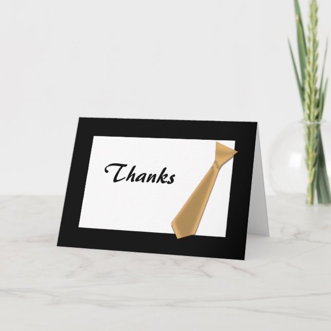 THANK YOU Best Man, etc Card (Front)