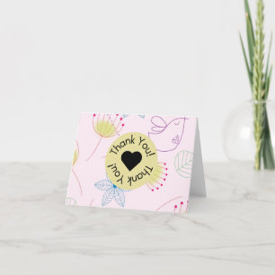 Thank You Bird Teacher Cute Thank You Card